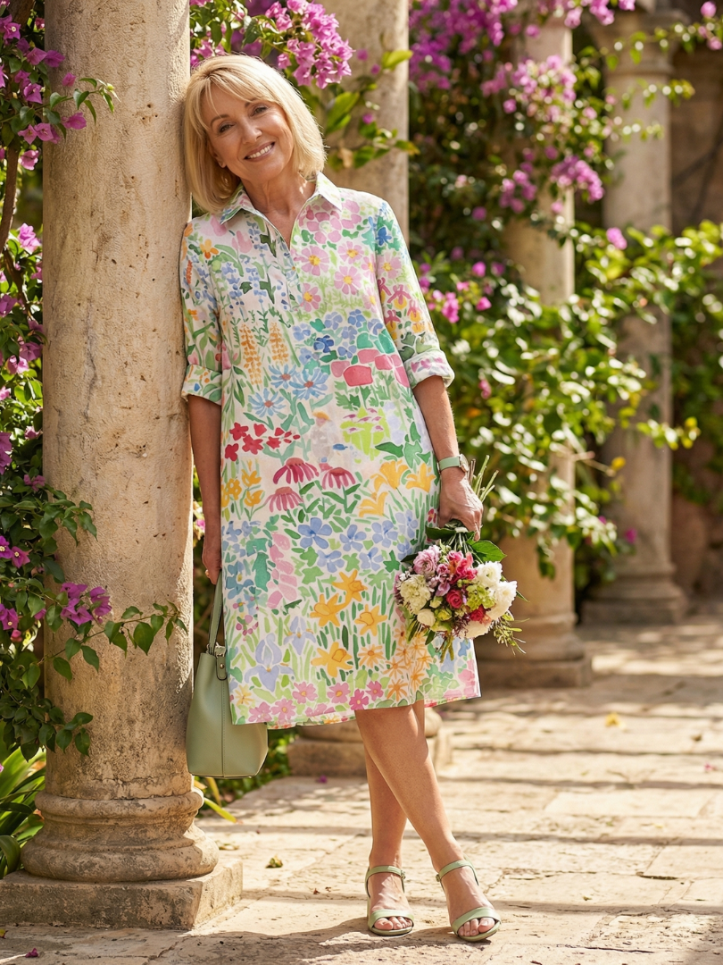 Dellavia | Floral Day Dress