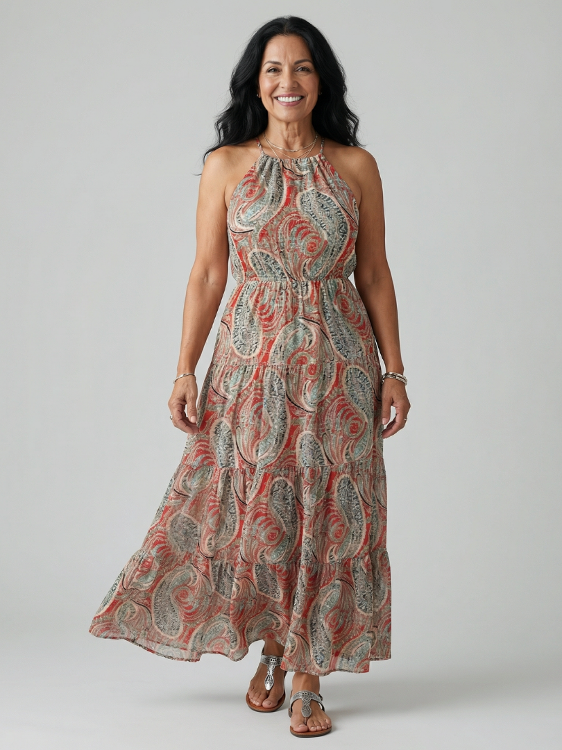 Faendra | Calm Drape Maxi Dress