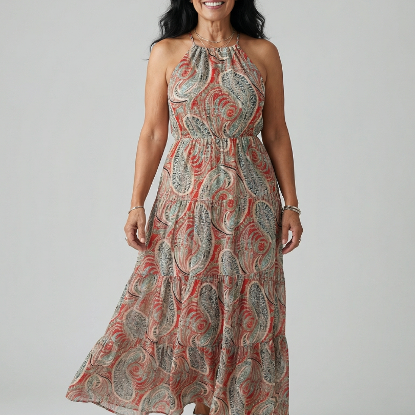 Faendra | Calm Drape Maxi Dress