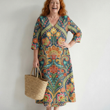 Wilrina | Easy Shape Garden Midi Dress