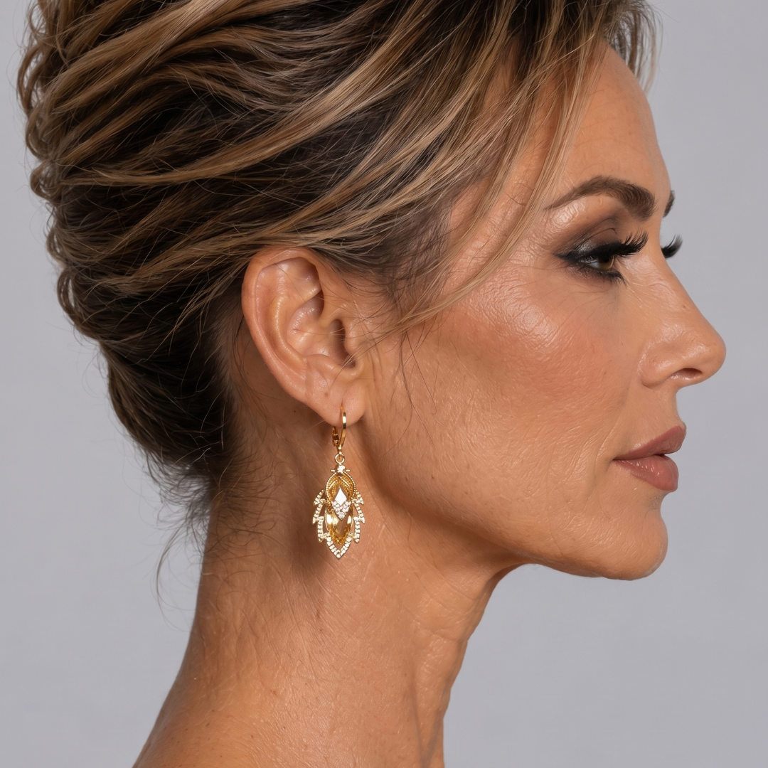 Lunara Earrings - Gold
