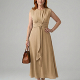 Kalmae | Clean Tie Midi Dress