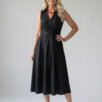 Sennarose | Relaxed Drape Midi Dress