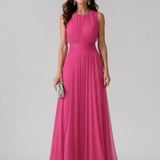Hiladra | Sleeveless Gathered Waist Midi Dress