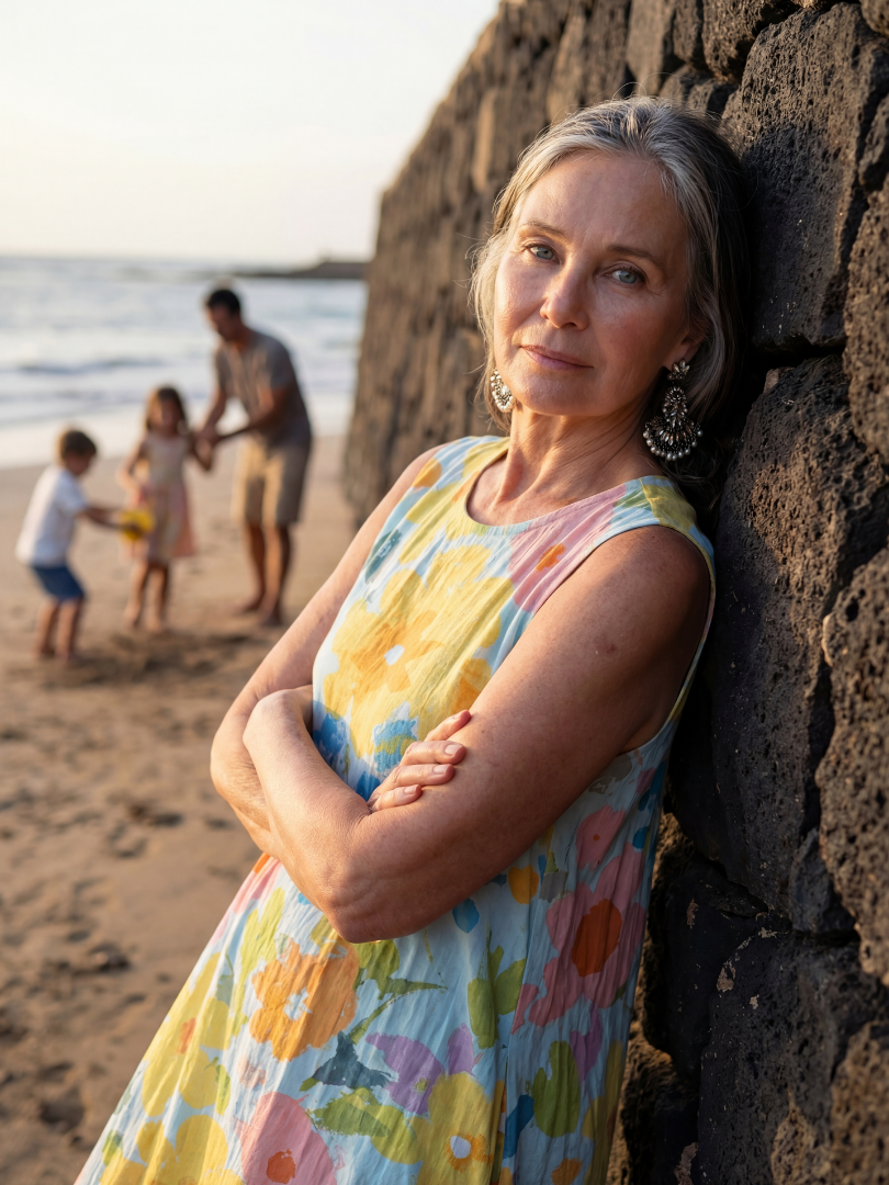 Wrennasia | Coastal Texture Midi Dress