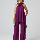 Dalwyn | Halter Neck Asymmetric Tunic Set