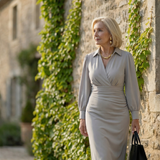 Tovana | Calm Front Midi Dress