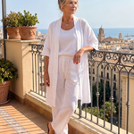 Theassa | Three Piece Relaxed Top Pant Set