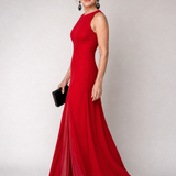 Theawyn | Sleeveless High Neck Maxi Dress