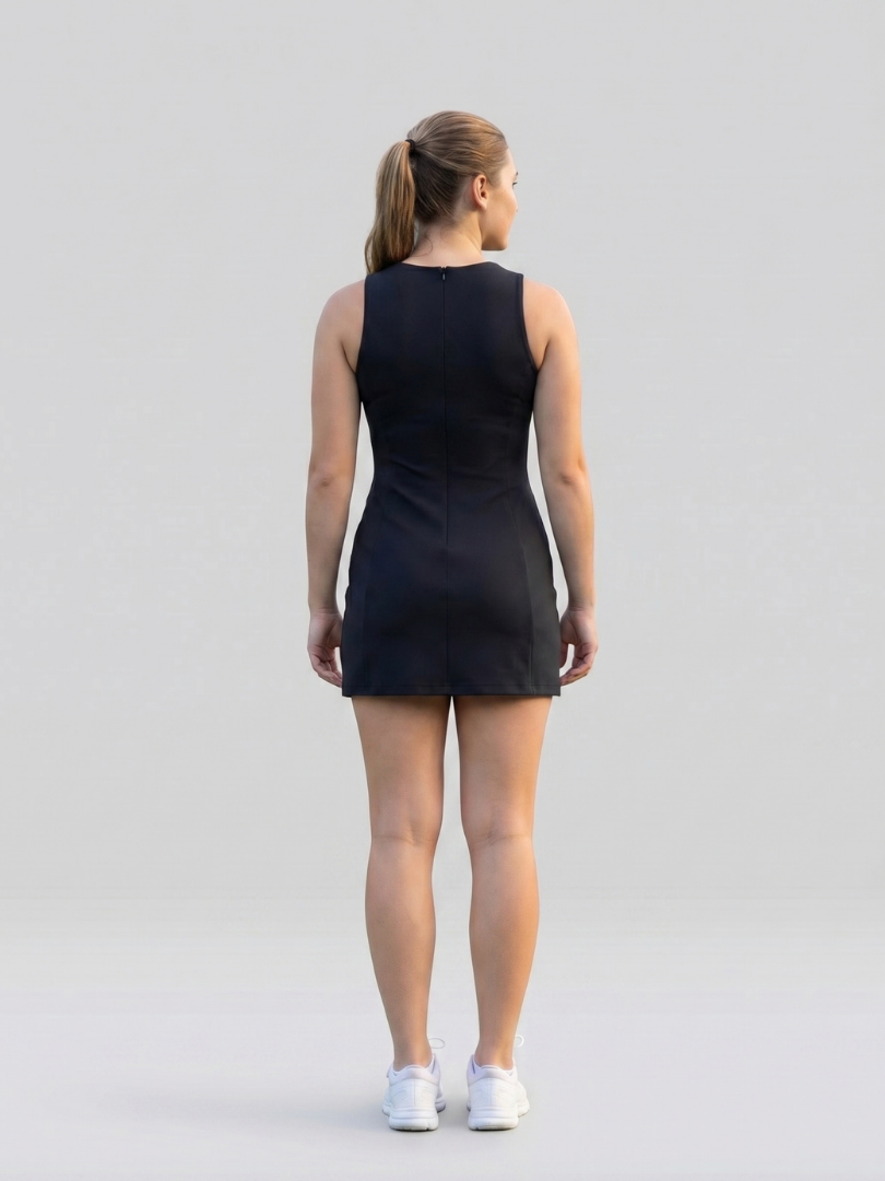 Sennadra | Clean Side Slit Tennis Dress