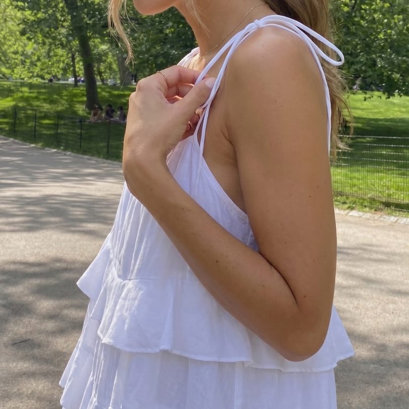 Miline | Ruffle Layers And Relaxed Fit Mini Dress