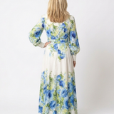 Liorandra | Long Sleeve Floral Button Front Maxi Dress