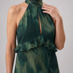 Coradra | Tiered Cutout Sleeveless Midi Dress