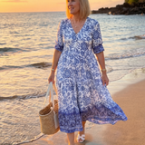 Noralyn | Porcelain Midi Dress