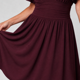 Corada | Flutter Sleeve V Neck Mini Dress