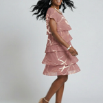 Veldra | Poised Abstract Knee Length Dress