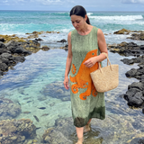 Camra | Ocean Wave Midi Dress