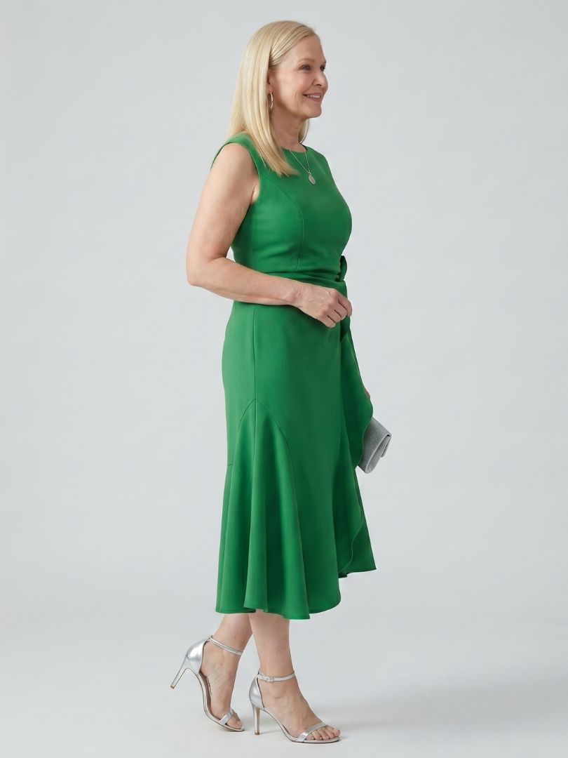 Tamsinla | Simple Drape Midi Dress