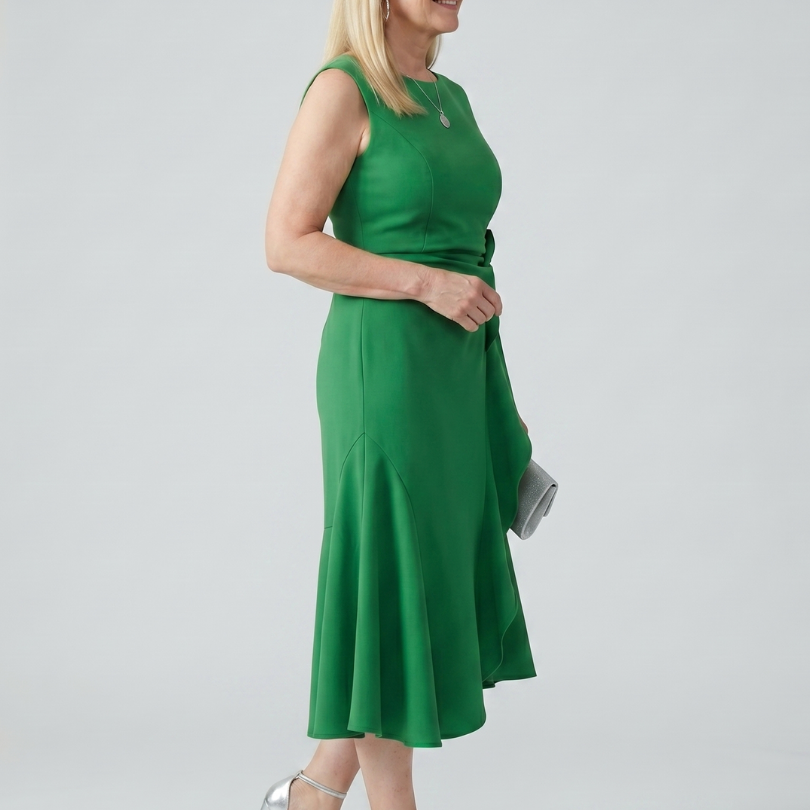 Tamsinla | Simple Drape Midi Dress