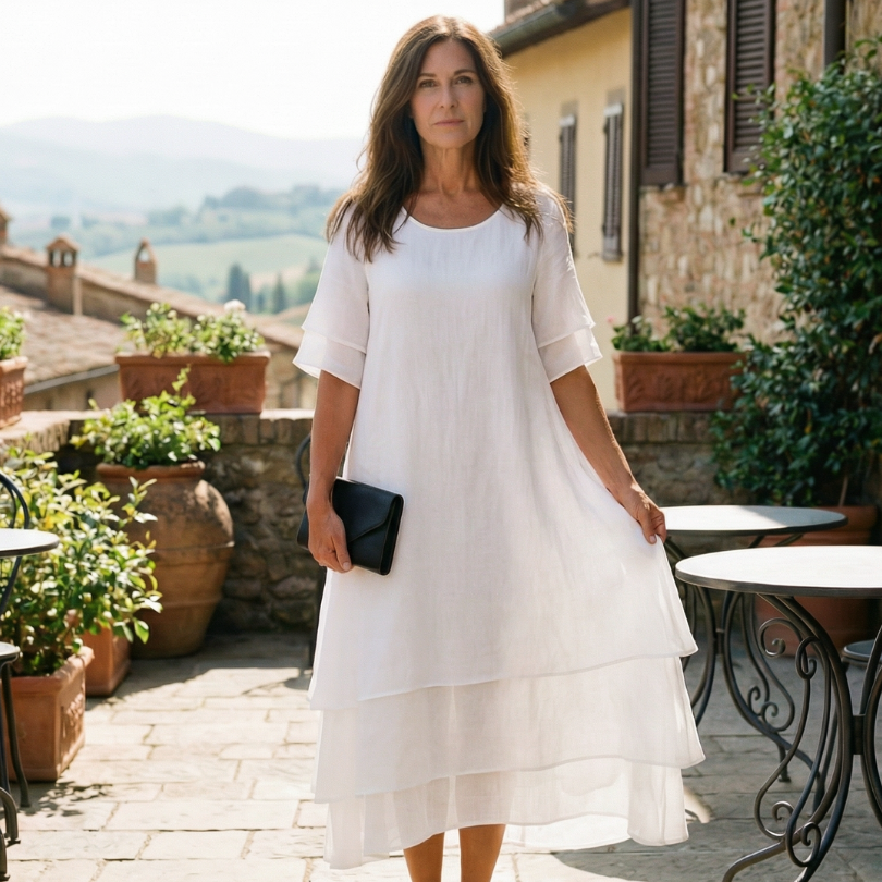 Soletta | Soft Layered Dress