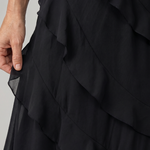 Wilda | Spaghetti Strap Layered Ruffle Detail Maxi Dress