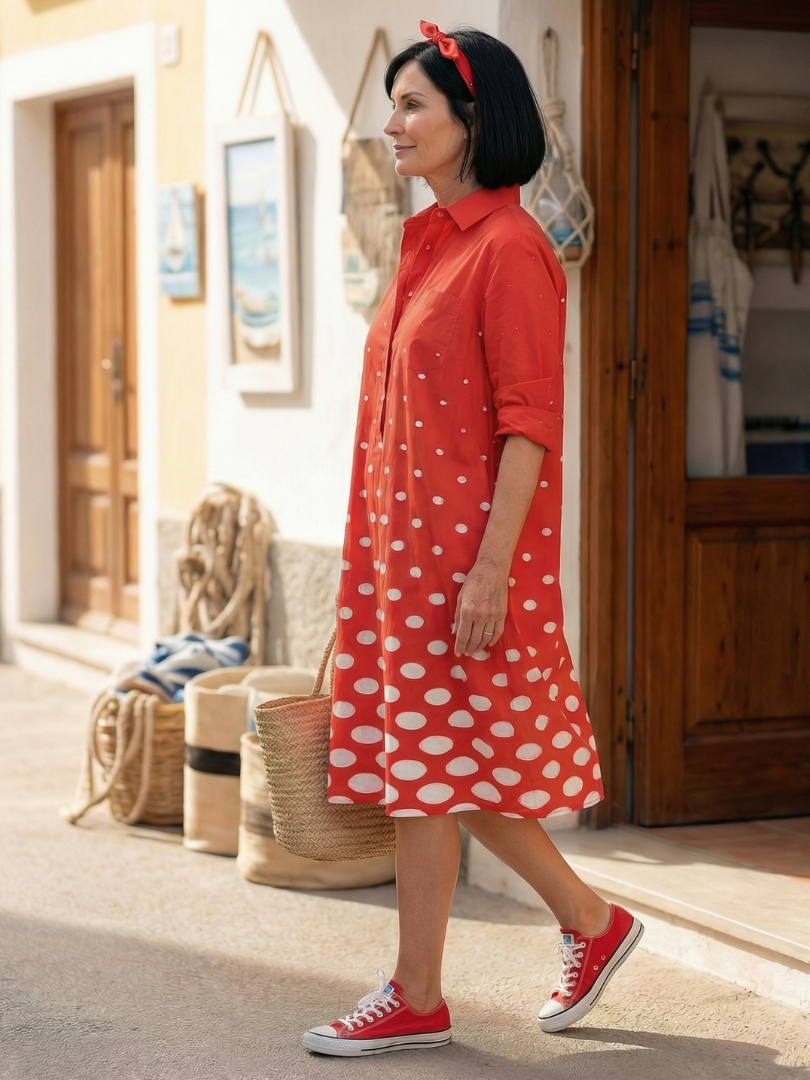 Tovathea | Bright Day Dot Dress