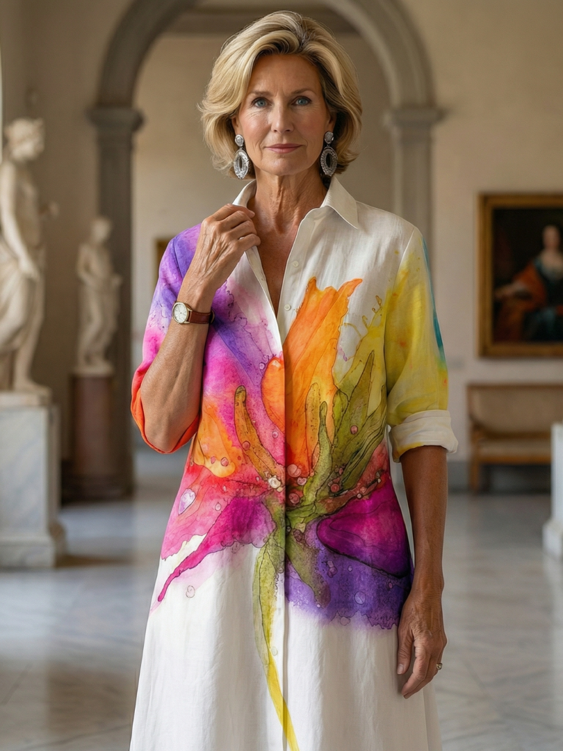 Lunda | Painted Garden Dress