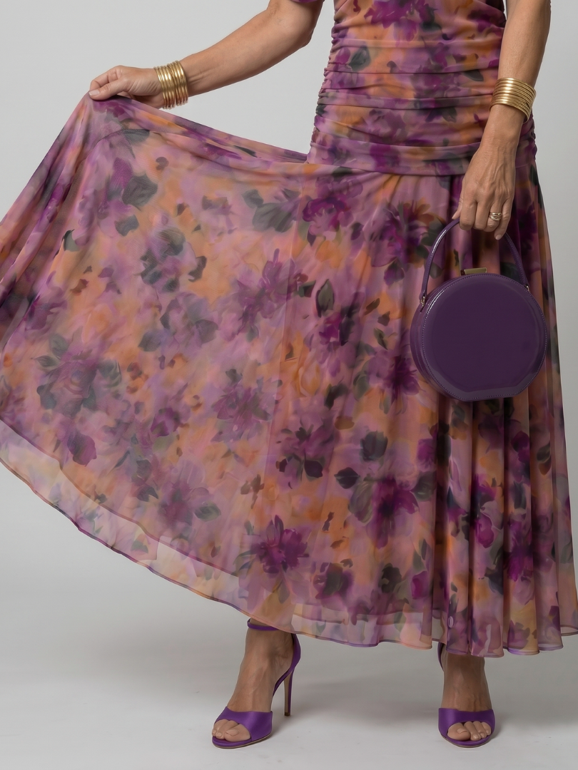 Calmarie | Off Shoulder Flow Midi Dress