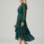 Dahbelle | Fluid Drape Midi Dress