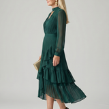 Dahbelle | Fluid Drape Midi Dress