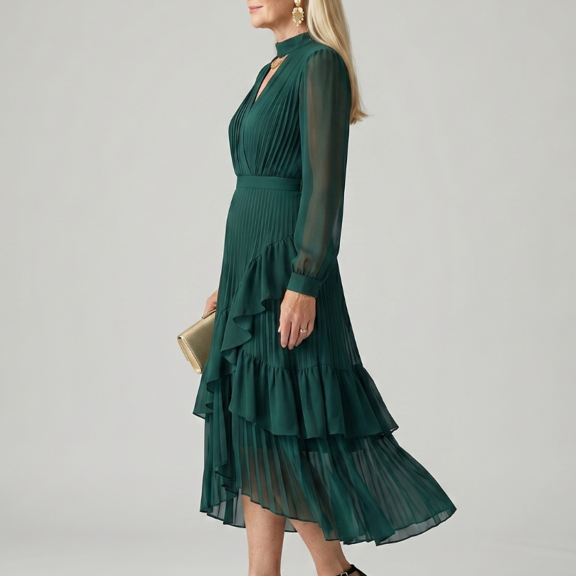 Dahbelle | Fluid Drape Midi Dress