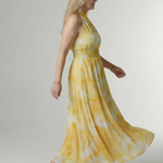 Penlora | Gathered Halter Midi Dress