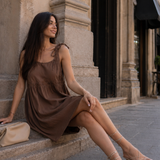Norandra | One Shoulder Elastic Waist Mini Dress