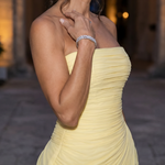 Talthea | Strapless High Side Slit Maxi Dress