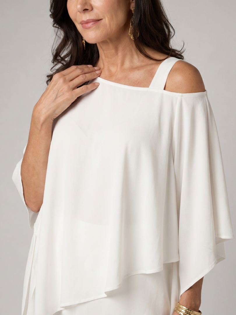 Taliadra | Layered Asymmetrical Two Piece Pant Set