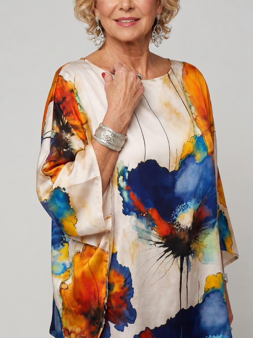 Milnia | Floral Two Piece Pant Set