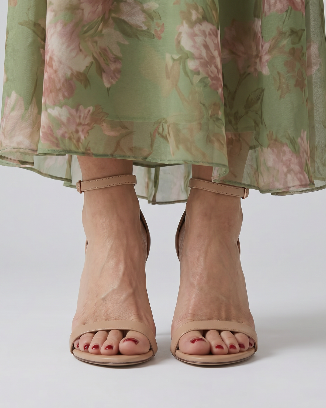 Selvia | Strappy Open Toe Stiletto Sandals