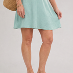 Surivia | Short Flutter Sleeve Flared Skirt Mini Dress