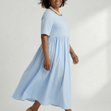 Verdra | Simple Gather Midi Dress