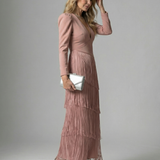 Corrose | Fringe Layer Midi Dress