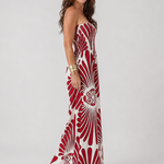 Juldra | Strapless Flowing Silhouette Maxi Dress