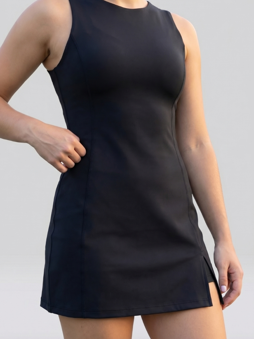 Sennadra | Clean Side Slit Tennis Dress
