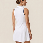 Marlyn | Sleeveless Zip Collar Tennis Dress