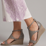 Serrose | Open Toe Wedge Comfort Sandals