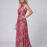 Corla | Soft Halter Neck Midi Dress