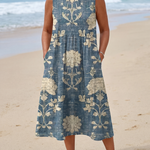 Liandra | Shoreline Floral Midi Dress