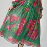 Magdassa | Soft Floral Midi Dress