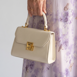 Dalbeth | Structured Top Handle Flap Handbag