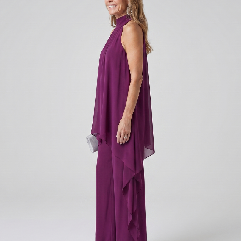 Dalwyn | Halter Neck Asymmetric Tunic Set