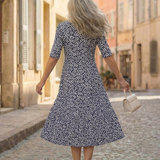 Giana | Coastal Pattern Dress